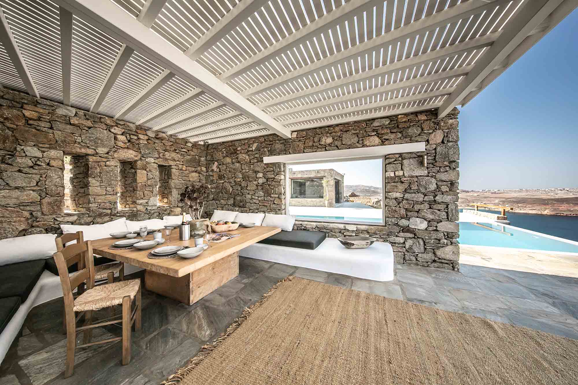 Louis Vuitton Mykonos  Hostels design, Restaurant design, Architecture  design
